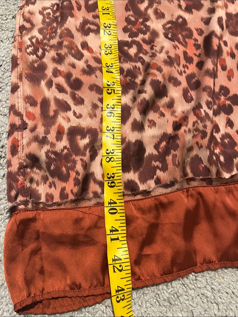 Free People Intimately Free Dreamy Days Leopard Print Wide-Leg Satin Pants - Picture 12 of 16